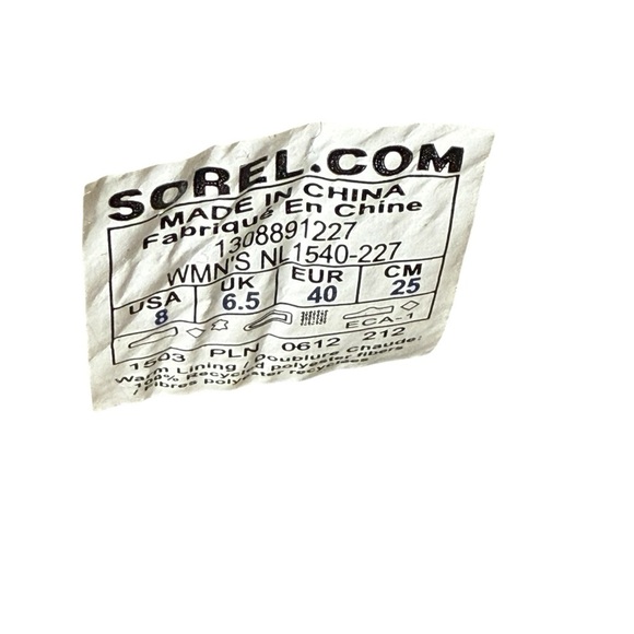 Sorel Joan of Arc Boots Waterproof Winter Faux Fur Size 8 Women's Tall Boots - Picture 7 of 15